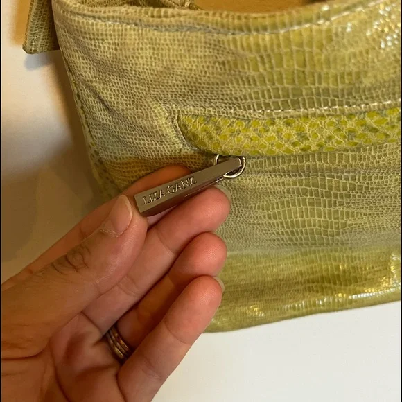 Liza Ganz Lime Green Shoulder Bag - Picture 2 of 5